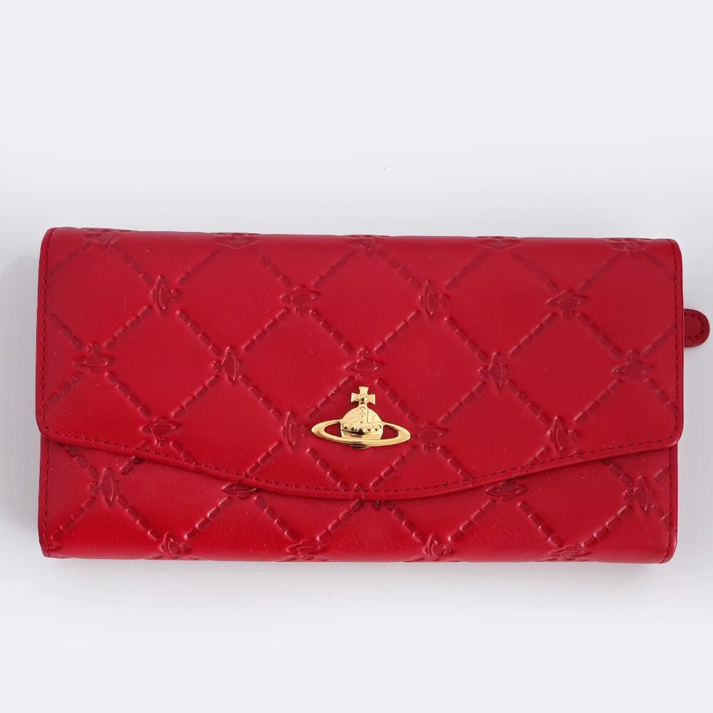NWOT Vivienne Westwood Red Leather Wallet (Retails $300+)